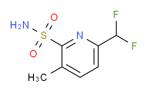 6-(Difluoromethyl)-3-methylpyridine-2-sulfonamide