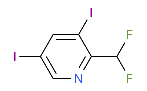 2-(Difluoromethyl)-3,5-diiodopyridine