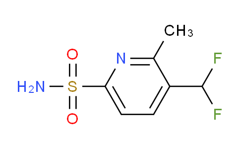 3-(Difluoromethyl)-2-methylpyridine-6-sulfonamide