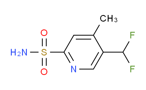 5-(Difluoromethyl)-4-methylpyridine-2-sulfonamide