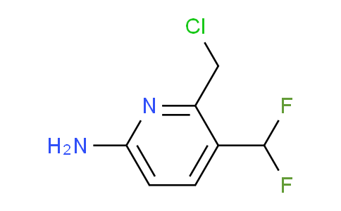 6-Amino-2-(chloromethyl)-3-(difluoromethyl)pyridine