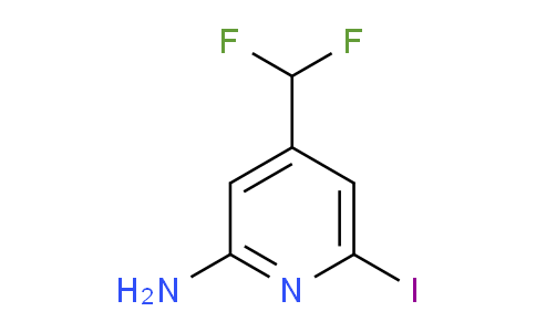 AM142438 | 1805254-91-4 | 2-Amino-4-(difluoromethyl)-6-iodopyridine