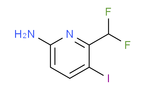6-Amino-2-(difluoromethyl)-3-iodopyridine