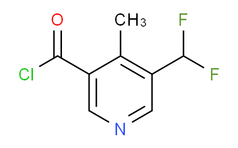 3-(Difluoromethyl)-4-methylpyridine-5-carbonyl chloride