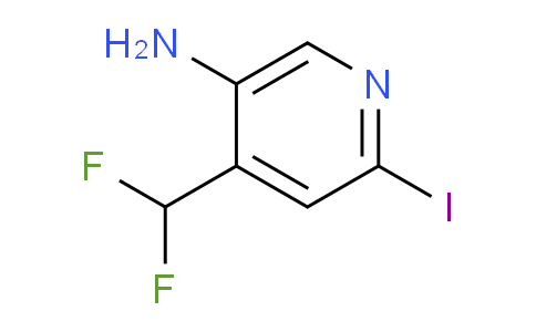 5-Amino-4-(difluoromethyl)-2-iodopyridine