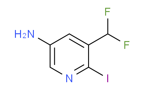 5-Amino-3-(difluoromethyl)-2-iodopyridine