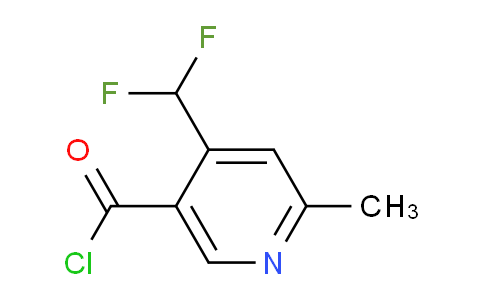 4-(Difluoromethyl)-2-methylpyridine-5-carbonyl chloride