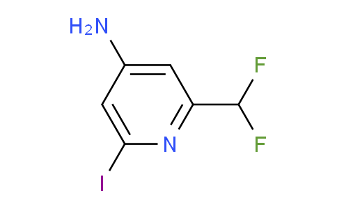 4-Amino-2-(difluoromethyl)-6-iodopyridine