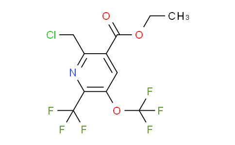 AM142476 | 1805181-07-0 | Ethyl 2-(chloromethyl)-5-(trifluoromethoxy)-6-(trifluoromethyl)pyridine-3-carboxylate