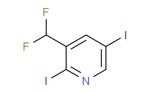 AM142483 | 1805310-97-7 | 3-(Difluoromethyl)-2,5-diiodopyridine