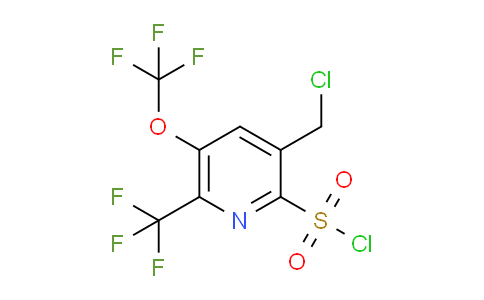 AM142523 | 1804751-90-3 | 3-(Chloromethyl)-5-(trifluoromethoxy)-6-(trifluoromethyl)pyridine-2-sulfonyl chloride