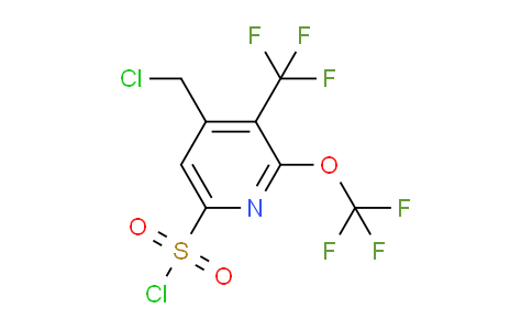 AM142525 | 1804939-01-2 | 4-(Chloromethyl)-2-(trifluoromethoxy)-3-(trifluoromethyl)pyridine-6-sulfonyl chloride