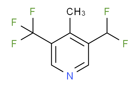 3-(Difluoromethyl)-4-methyl-5-(trifluoromethyl)pyridine