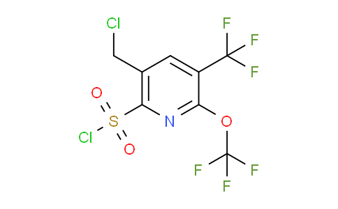 5-(Chloromethyl)-2-(trifluoromethoxy)-3-(trifluoromethyl)pyridine-6-sulfonyl chloride