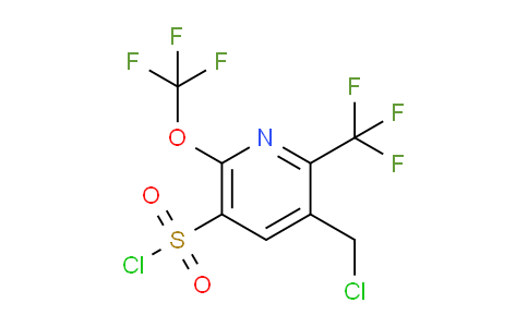 3-(Chloromethyl)-6-(trifluoromethoxy)-2-(trifluoromethyl)pyridine-5-sulfonyl chloride