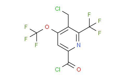 AM142544 | 1803995-93-8 | 3-(Chloromethyl)-4-(trifluoromethoxy)-2-(trifluoromethyl)pyridine-6-carbonyl chloride