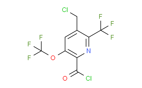 AM142550 | 1804751-62-9 | 3-(Chloromethyl)-5-(trifluoromethoxy)-2-(trifluoromethyl)pyridine-6-carbonyl chloride