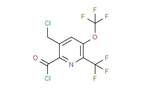 AM142551 | 1804369-92-3 | 3-(Chloromethyl)-5-(trifluoromethoxy)-6-(trifluoromethyl)pyridine-2-carbonyl chloride