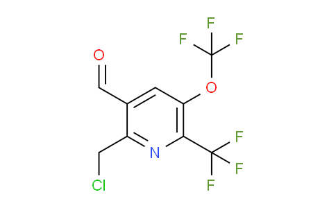 AM142556 | 1805947-54-9 | 2-(Chloromethyl)-5-(trifluoromethoxy)-6-(trifluoromethyl)pyridine-3-carboxaldehyde