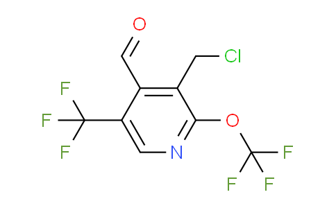 AM142563 | 1805307-63-4 | 3-(Chloromethyl)-2-(trifluoromethoxy)-5-(trifluoromethyl)pyridine-4-carboxaldehyde