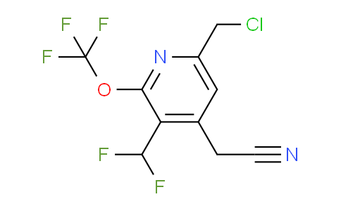 6-(Chloromethyl)-3-(difluoromethyl)-2-(trifluoromethoxy)pyridine-4-acetonitrile