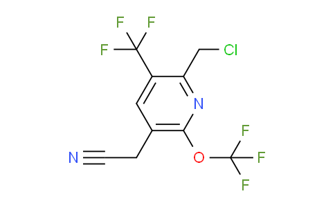 2-(Chloromethyl)-6-(trifluoromethoxy)-3-(trifluoromethyl)pyridine-5-acetonitrile