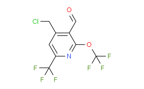 AM142586 | 1805947-83-4 | 4-(Chloromethyl)-2-(trifluoromethoxy)-6-(trifluoromethyl)pyridine-3-carboxaldehyde