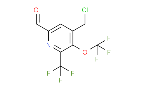 AM142588 | 1805245-90-2 | 4-(Chloromethyl)-3-(trifluoromethoxy)-2-(trifluoromethyl)pyridine-6-carboxaldehyde