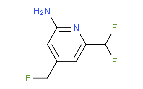 AM142589 | 1805195-22-5 | 2-Amino-6-(difluoromethyl)-4-(fluoromethyl)pyridine