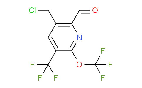 AM142592 | 1805307-90-7 | 5-(Chloromethyl)-2-(trifluoromethoxy)-3-(trifluoromethyl)pyridine-6-carboxaldehyde