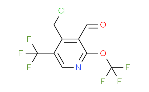 AM142593 | 1806765-38-7 | 4-(Chloromethyl)-2-(trifluoromethoxy)-5-(trifluoromethyl)pyridine-3-carboxaldehyde