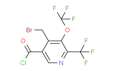 AM142604 | 1805176-43-5 | 4-(Bromomethyl)-3-(trifluoromethoxy)-2-(trifluoromethyl)pyridine-5-carbonyl chloride