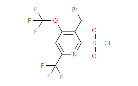 AM142610 | 1804370-72-6 | 3-(Bromomethyl)-4-(trifluoromethoxy)-6-(trifluoromethyl)pyridine-2-sulfonyl chloride