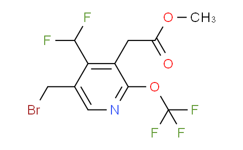 AM142614 | 1805302-28-6 | Methyl 5-(bromomethyl)-4-(difluoromethyl)-2-(trifluoromethoxy)pyridine-3-acetate