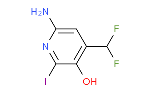AM14262 | 1806840-05-0 | 6-Amino-4-(difluoromethyl)-3-hydroxy-2-iodopyridine