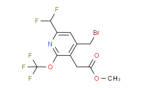 AM142621 | 1806758-49-5 | Methyl 4-(bromomethyl)-6-(difluoromethyl)-2-(trifluoromethoxy)pyridine-3-acetate