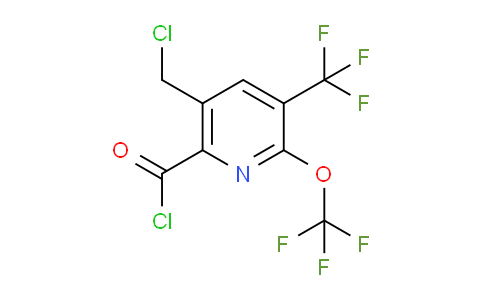 AM142624 | 1805309-21-0 | 5-(Chloromethyl)-2-(trifluoromethoxy)-3-(trifluoromethyl)pyridine-6-carbonyl chloride