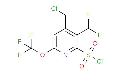 AM142628 | 1805184-20-6 | 4-(Chloromethyl)-3-(difluoromethyl)-6-(trifluoromethoxy)pyridine-2-sulfonyl chloride