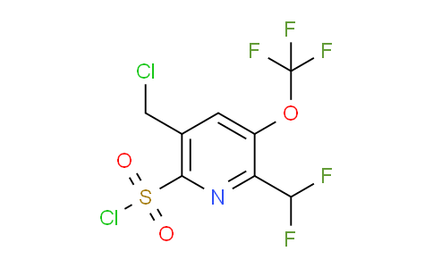 AM142632 | 1806787-17-6 | 5-(Chloromethyl)-2-(difluoromethyl)-3-(trifluoromethoxy)pyridine-6-sulfonyl chloride