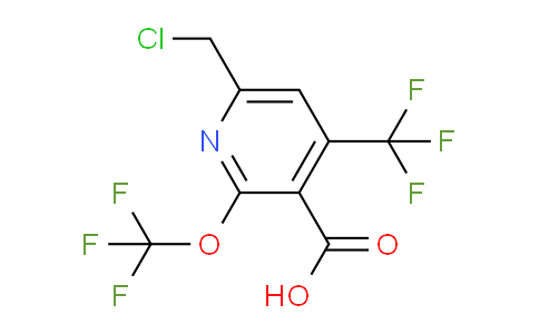 AM142633 | 1805160-29-5 | 6-(Chloromethyl)-2-(trifluoromethoxy)-4-(trifluoromethyl)pyridine-3-carboxylic acid