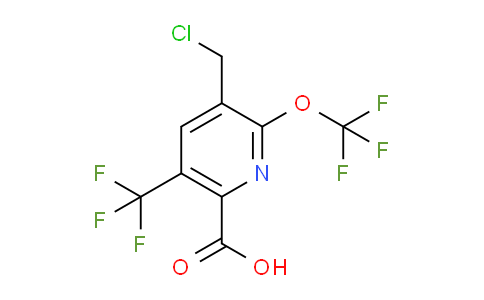 AM142638 | 1803995-98-3 | 3-(Chloromethyl)-2-(trifluoromethoxy)-5-(trifluoromethyl)pyridine-6-carboxylic acid