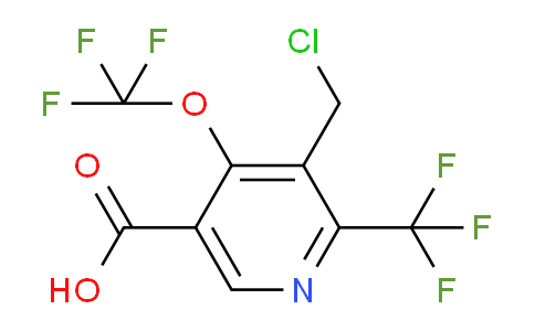 AM142640 | 1806776-25-9 | 3-(Chloromethyl)-4-(trifluoromethoxy)-2-(trifluoromethyl)pyridine-5-carboxylic acid