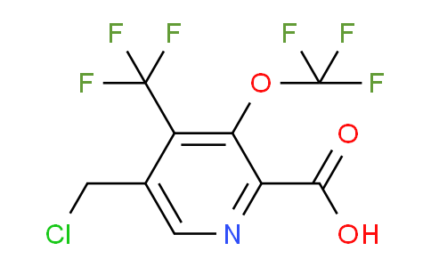 AM142645 | 1805246-23-4 | 5-(Chloromethyl)-3-(trifluoromethoxy)-4-(trifluoromethyl)pyridine-2-carboxylic acid