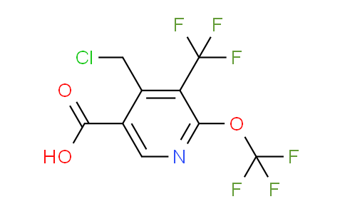 AM142648 | 1805308-17-1 | 4-(Chloromethyl)-2-(trifluoromethoxy)-3-(trifluoromethyl)pyridine-5-carboxylic acid