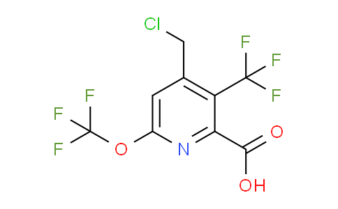 AM142649 | 1805311-28-7 | 4-(Chloromethyl)-6-(trifluoromethoxy)-3-(trifluoromethyl)pyridine-2-carboxylic acid