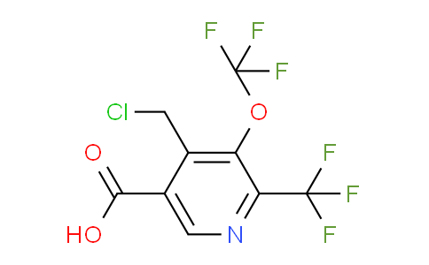 AM142651 | 1806756-90-0 | 4-(Chloromethyl)-3-(trifluoromethoxy)-2-(trifluoromethyl)pyridine-5-carboxylic acid