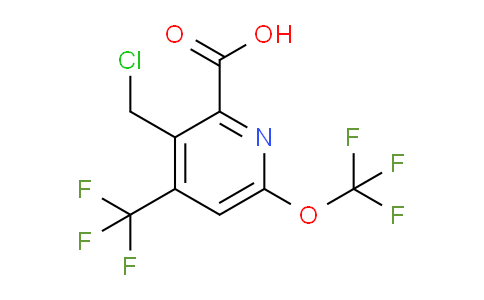 AM142660 | 1805238-59-8 | 3-(Chloromethyl)-6-(trifluoromethoxy)-4-(trifluoromethyl)pyridine-2-carboxylic acid