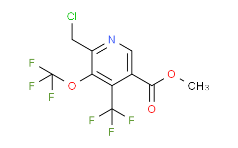 Methyl 2-(chloromethyl)-3-(trifluoromethoxy)-4-(trifluoromethyl)pyridine-5-carboxylate