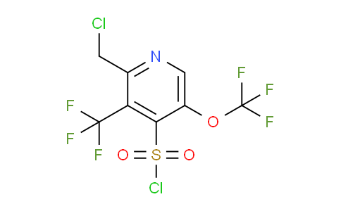 2-(Chloromethyl)-5-(trifluoromethoxy)-3-(trifluoromethyl)pyridine-4-sulfonyl chloride