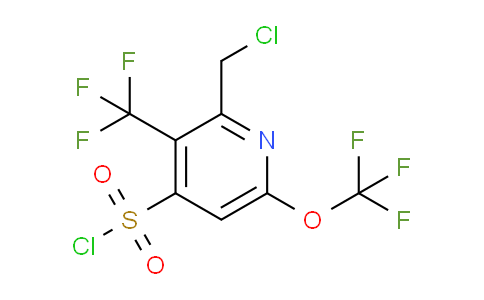 2-(Chloromethyl)-6-(trifluoromethoxy)-3-(trifluoromethyl)pyridine-4-sulfonyl chloride